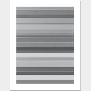 Gray Stripes Posters and Art